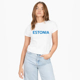 Team Estonia naiste T-särk, valge