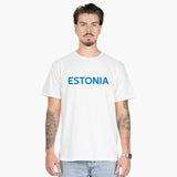Team Estonia meeste T-särk, valge