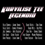 Kurvilise tee legendid must t-särk