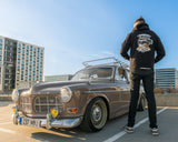 Cars & Coffee kapuutsiga pusa, must