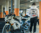 Cars & Coffee "Ride to Live" kapuutsiga pusa, valge