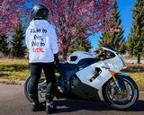 Cars & Coffee "Ride to Live" kapuutsiga pusa, valge