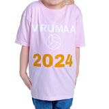 UUS! Virumaa võrkpall 2024 t-särk roosa (lapsed)