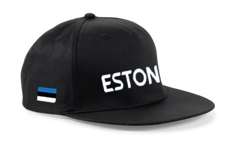 Team Estonia cap nokamüts, must