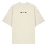 Cars & Coffee "Ride To Live" Oversized T-särk, Natural