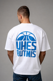 "ÜHES RÜTMIS" OVERSIZED T-SÄRK, Valge