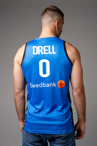 HENRI DRELL #0 EST NT blue game shirt