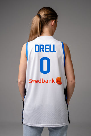 HENRI DRELL #0 EST NT white game shirt