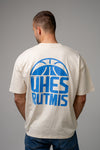 "ÜHES RÜTMIS" OVERSIZED T-SÄRK, Naturaalne valge