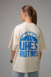 "ÜHES RÜTMIS" OVERSIZED T-SÄRK, Naturaalne valge