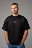 "ÜHES RÜTMIS" OVERSIZED T-SÄRK, Must