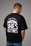 "ÜHES RÜTMIS" OVERSIZED T-SÄRK, Must