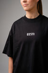 "ÜHES RÜTMIS" OVERSIZED T-SÄRK, Must