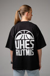 "ÜHES RÜTMIS" OVERSIZED T-SÄRK, Must