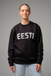 "ÜHES RÜTMIS" CREWNECK pusa, Must