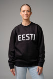 "ÜHES RÜTMIS" CREWNECK pusa, Must