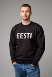 "ÜHES RÜTMIS" CREWNECK pusa, Must