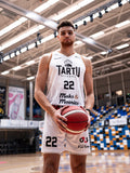 Tartu Ülikool 26/27 valge mängusärk - nime ja numbriga