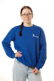 Pärnu Spordikooli crewneck pusa, sinine