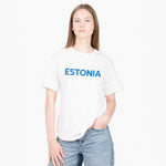 Team Estonia laste t-särk, valge