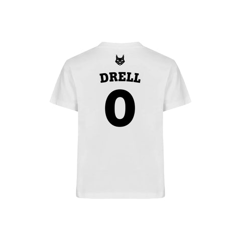 HENRI DRELL #0 Replica white oversized t-shirt, unisex