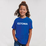 Team Estonia laste t-särk, sinine