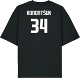 ARTUR KONONTŠUK Replica Oversized T-särk, Must