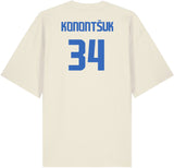 ARTUR KONONTŠUK Replica Oversized T-särk, Naturaalne valge