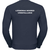 Läänemaa Spordikooli crewneck pusa, tumesinine