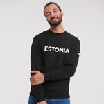 Team Estonia unisex pusa, must