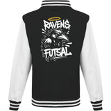 "RAVENS" College jakk, must/valge