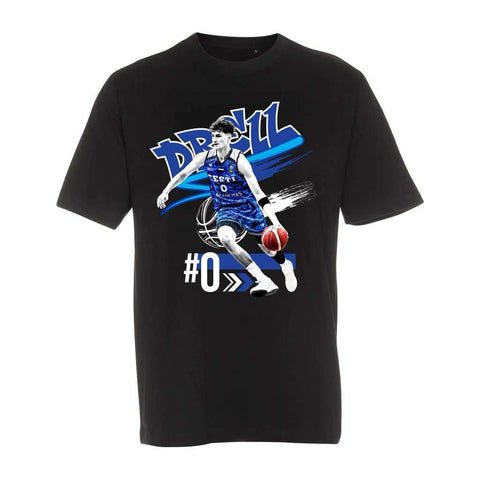 HENRI DRELL #0 black t-shirt, unisex