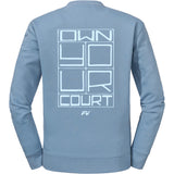 FV SPORT crewneck pusa, unisex, helesinine