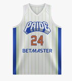 Paide Betmaster 25/26 valge mängusärk - nime ja numbriga