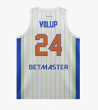 Paide Betmaster 25/26 valge mängusärk - nime ja numbriga