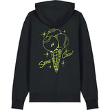 FV SPORT kapuutsiga pusa, unisex, must