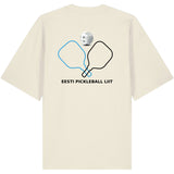 PICKLEBALL Oversized T-särk, Naturaalne valge