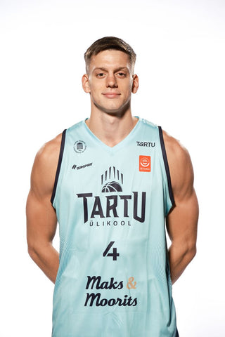 Tartu Ülikool 25/26 mint mängusärk - nime ja numbriga