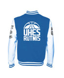 "Ühes Rütmis" College jakk, sini/valge