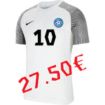 Eesti jalgpallikoondise valge mängusärk (soovi korral nime ja numbriga)
